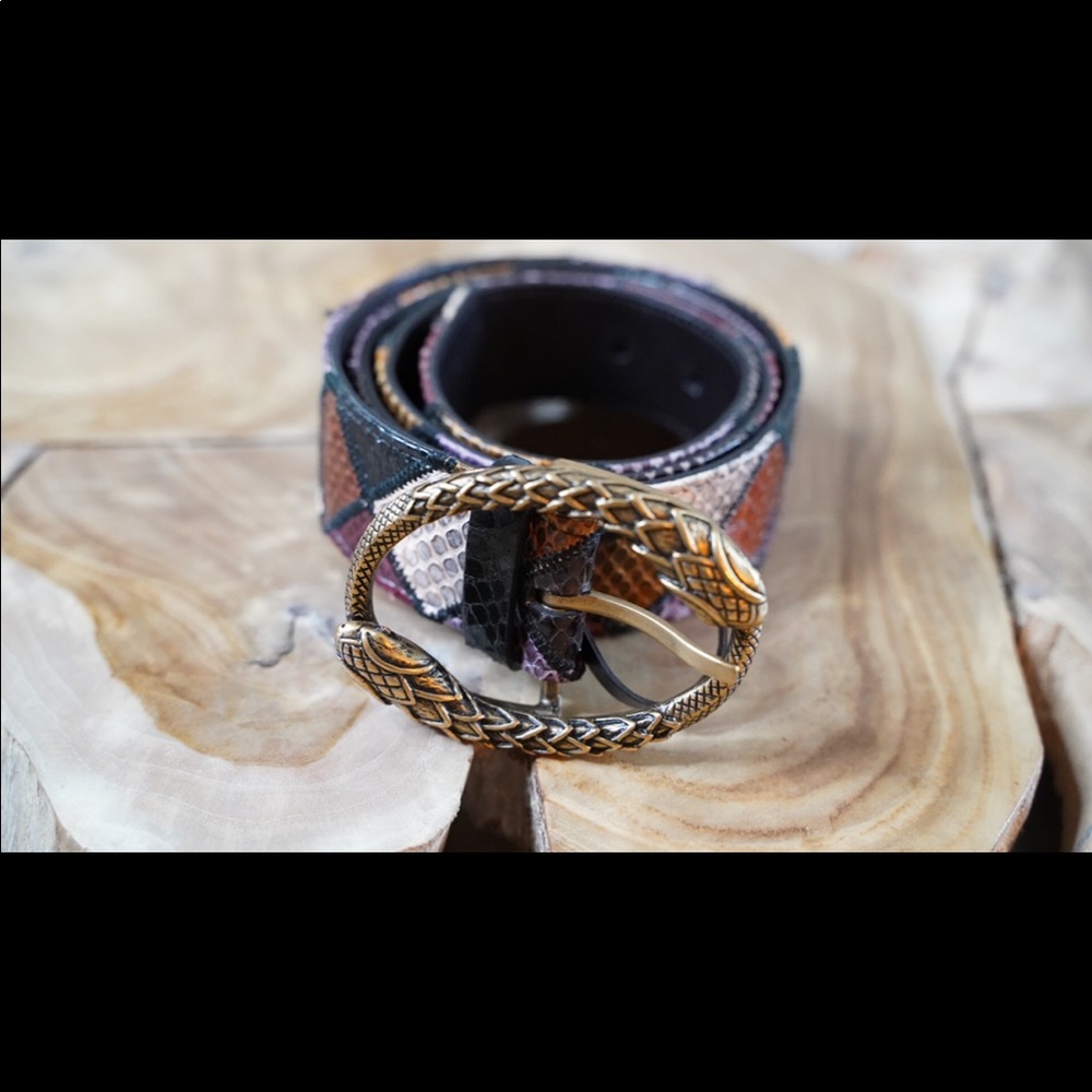 Roberto Cavalli Watersnake belt